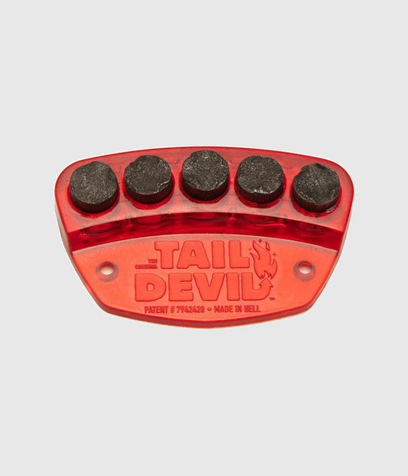 Tail Devil Skateboard Spark Plate - Red