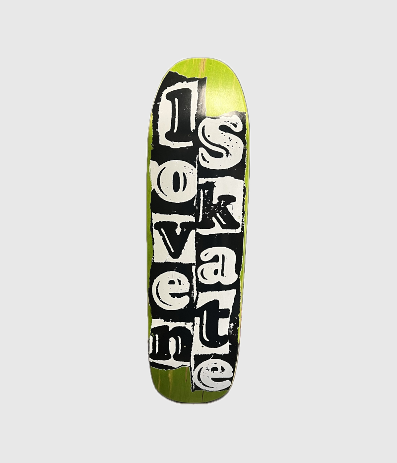 Lovenskate Tear Logo Skateboard Deck 9" G8