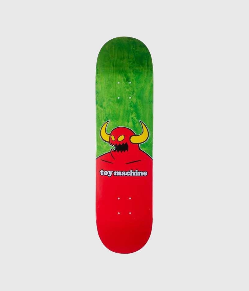 Toy Machine Monster Skateboard Deck Green 8.25"