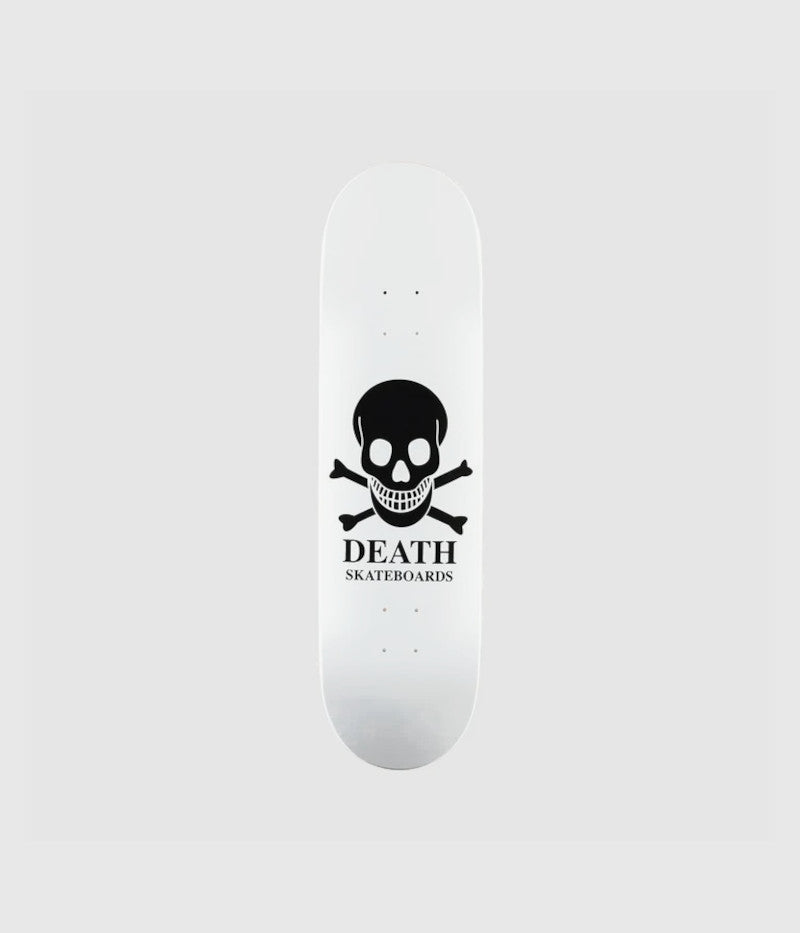 Death Skateboards OG white Skull Deck 9"