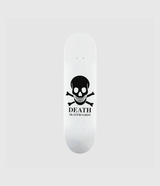 Death Skateboards OG white Skull Deck 9"