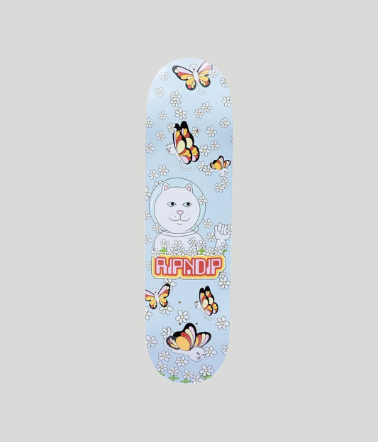RIPNDIP Lavender Butterfly Skateboard Deck 8"