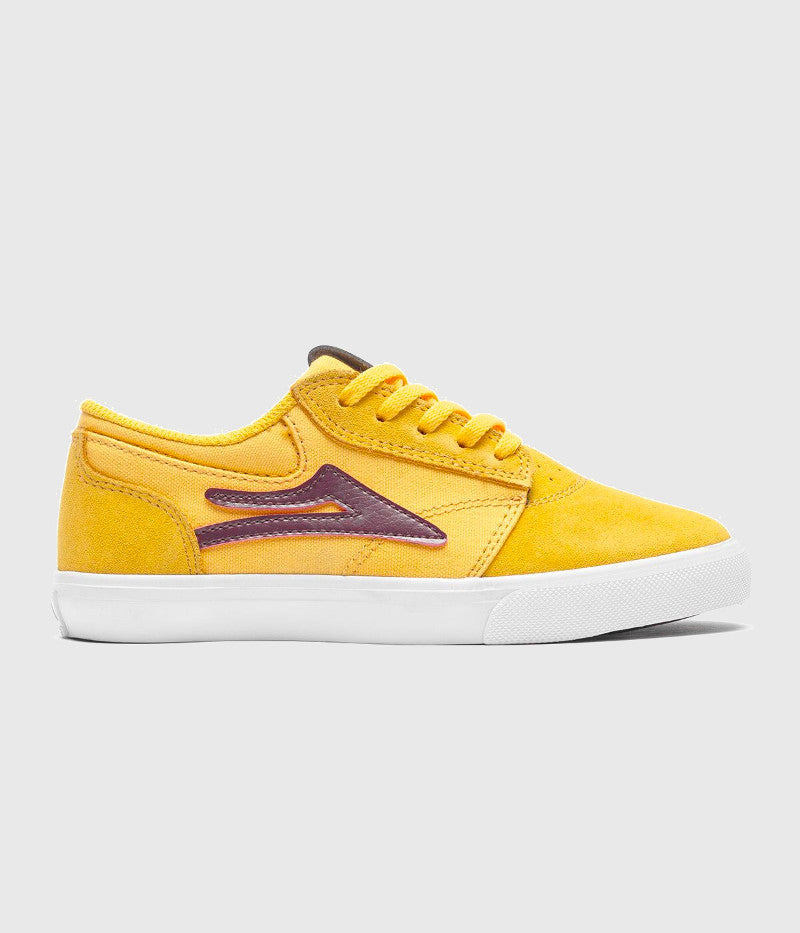 Lakai Griffin Kids Skate Shoes Gold Suede