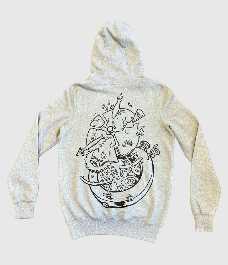 Lovenskate "Voyager" Hoodie Grey