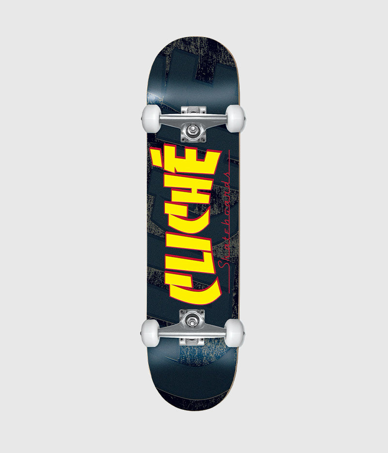 Cliché Skateboards Banco Black Complete Skateboard 7"