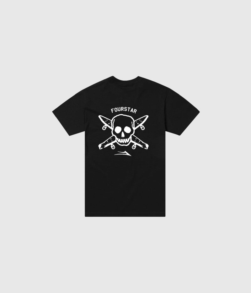 Lakai x Fourstar Street Pirate Tee Black