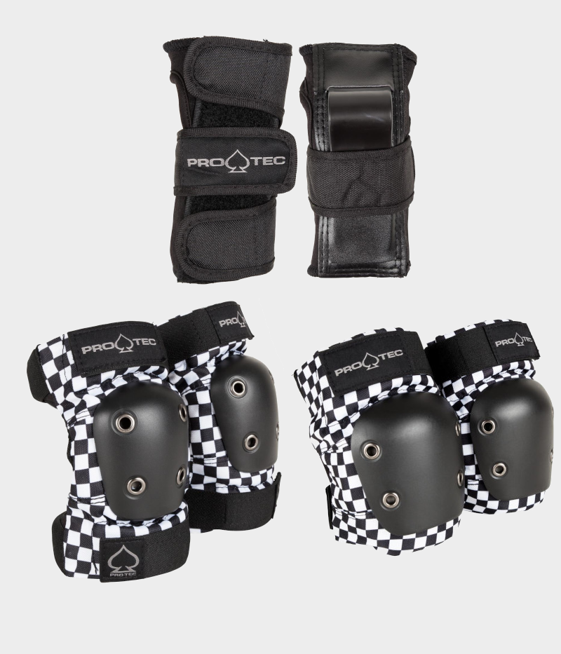 Pro-Tec Pads Street Gear Junior 3 Pack Checker