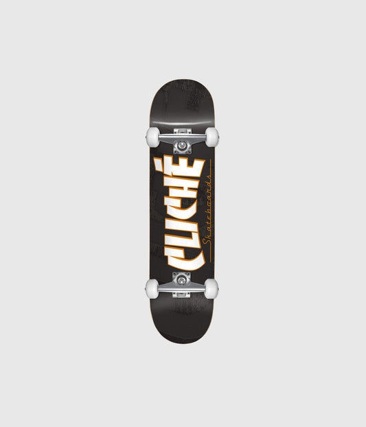 Cliché Skateboards Banco Charcoal Complete Skateboard 7"