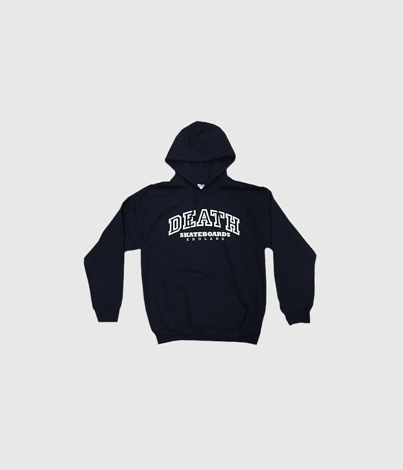 Death Skateboards College Hoodie Black