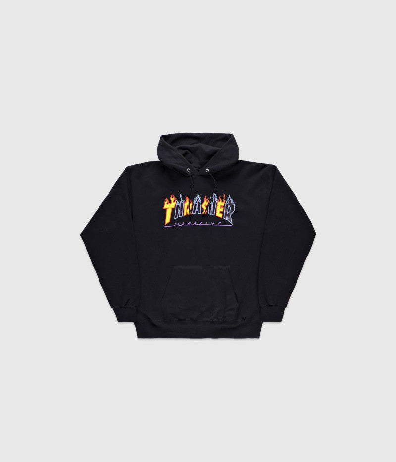 Thrasher Magazine Double Flame Logo Hoodie