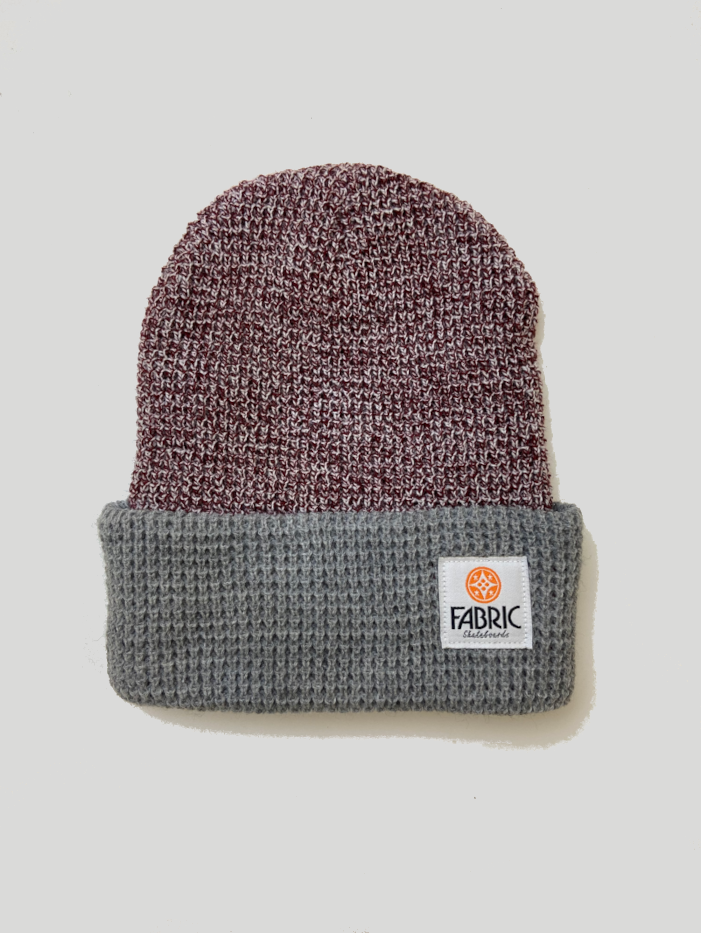 Fabric Skateboards Beanie Red/Grey