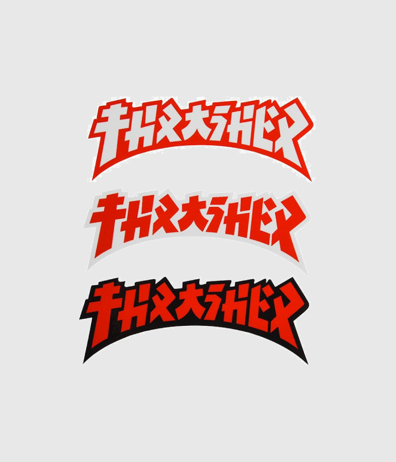 Thrasher Skateboard Magazine Godzilla Sticker