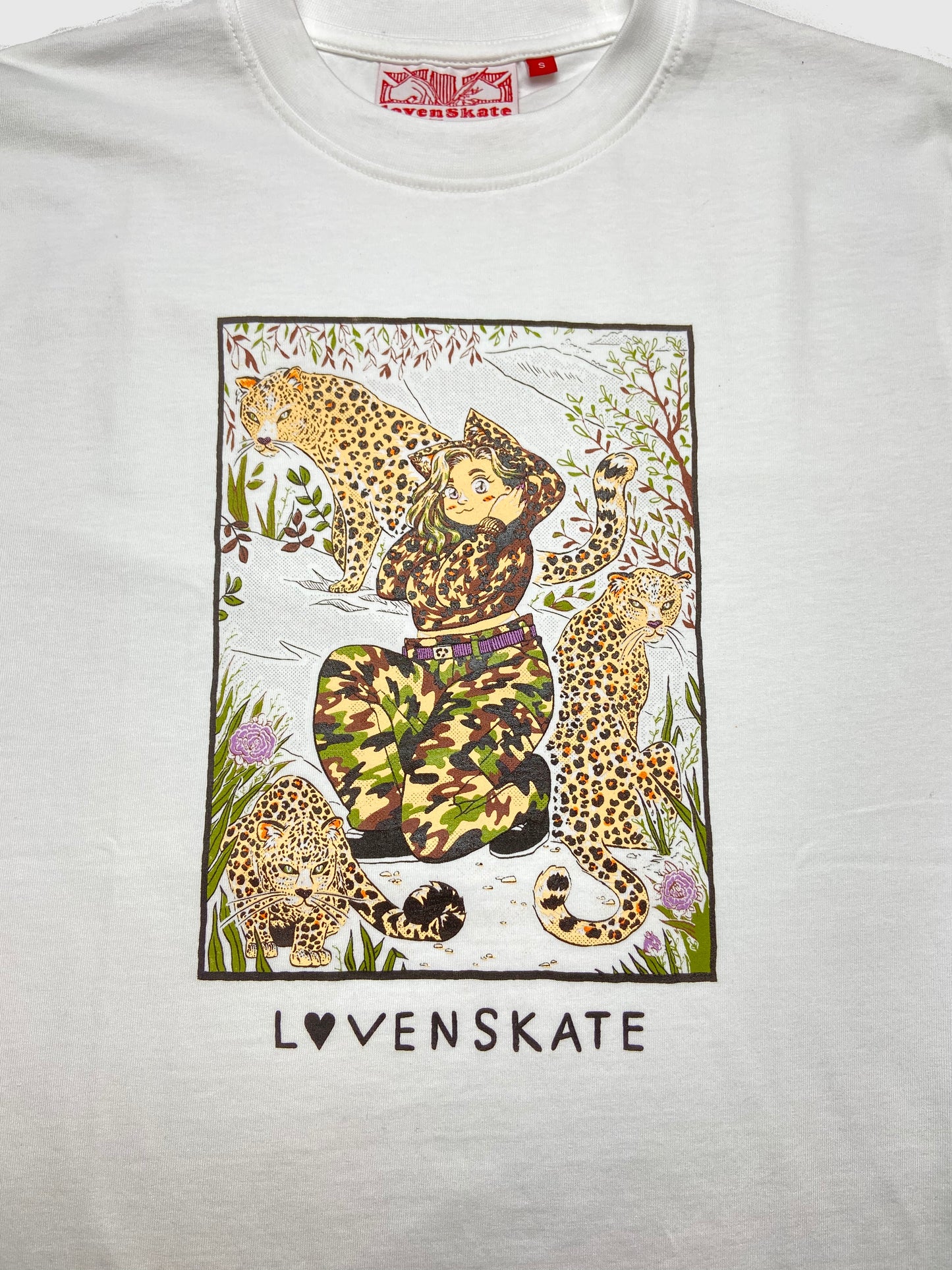 Lovenskate "Master Of Camo" Tee White