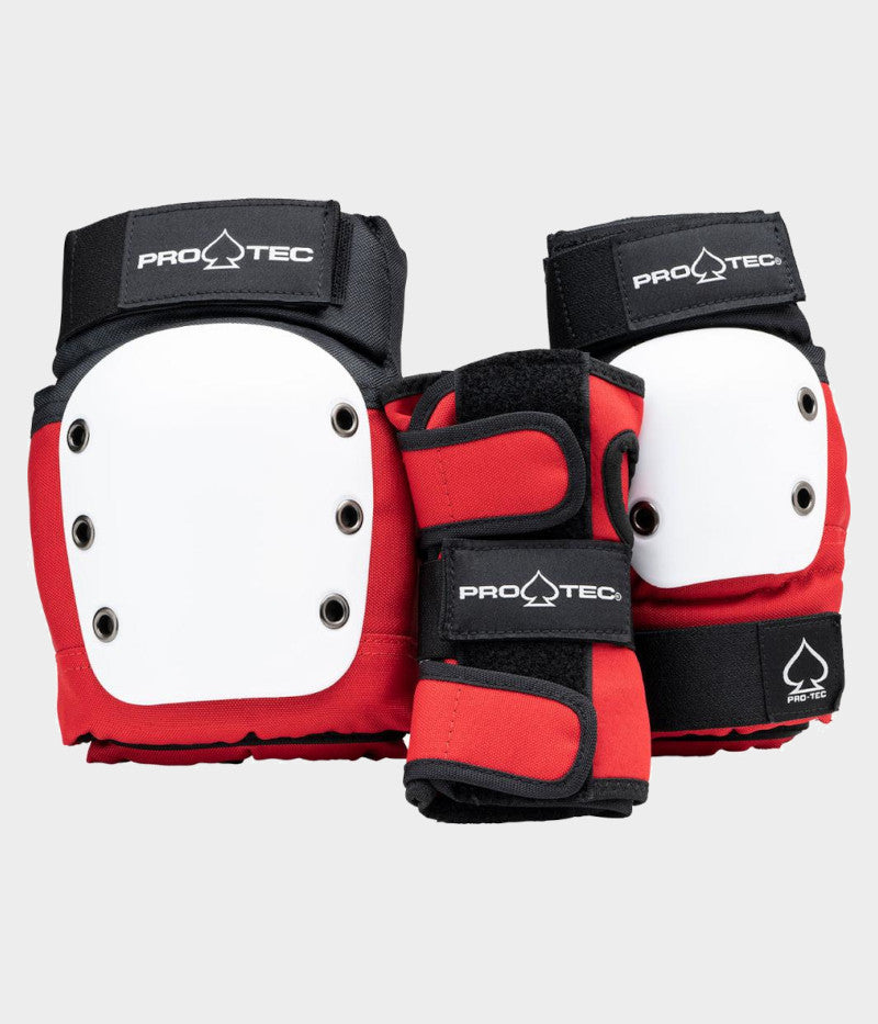 Pro-Tec Pads Street Gear Junior 3 Pack Red/Black