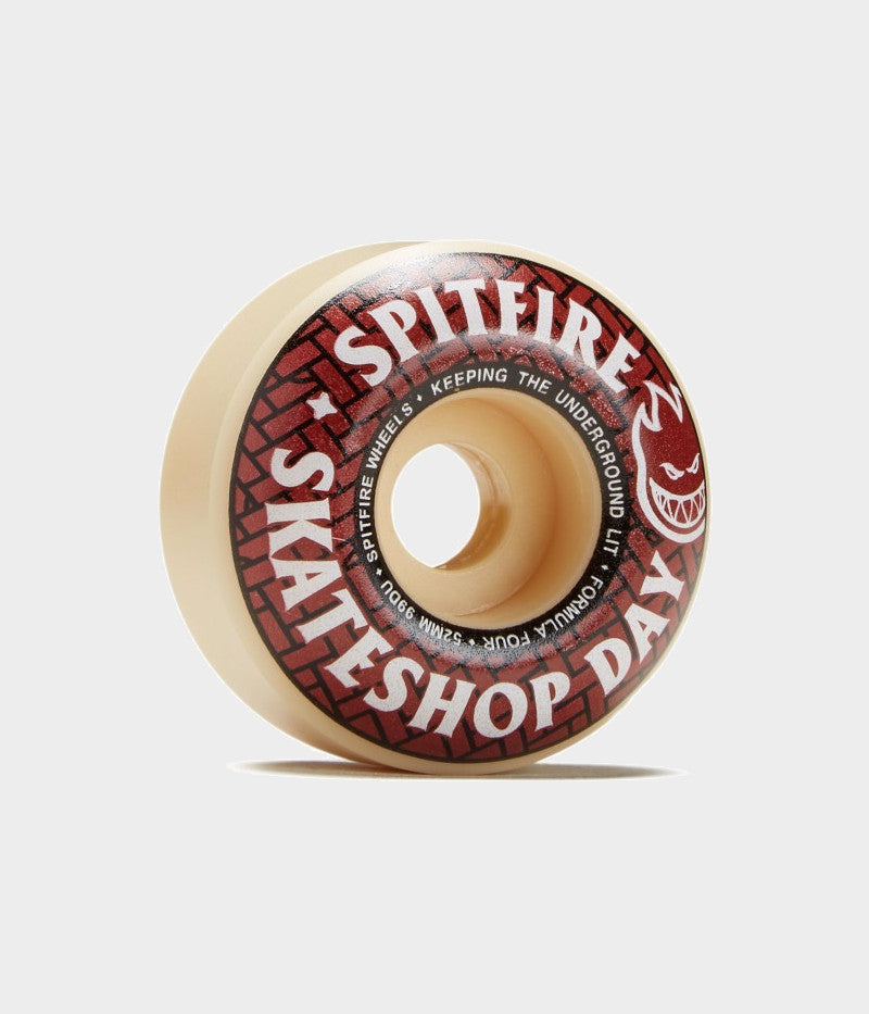 Spitfire Formula Four 99DU Skateshop Day Classic Skateboard Wheel 52mm