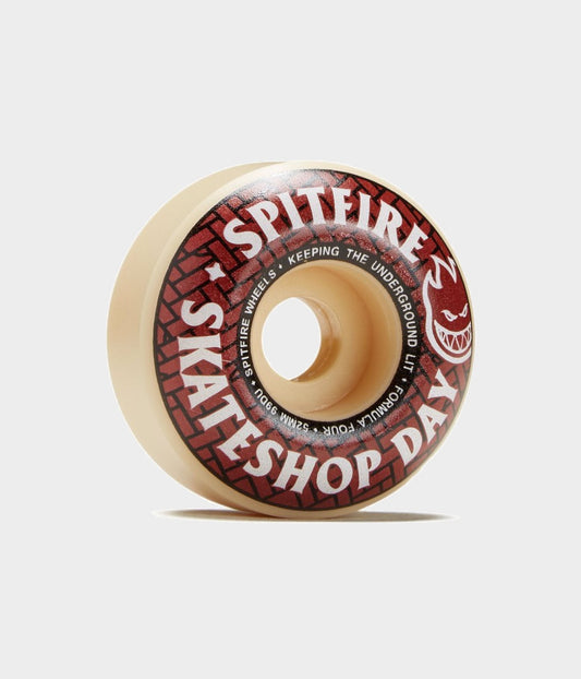 Spitfire Formula Four 99DU Skateshop Day Classic Skateboard Wheel 52mm