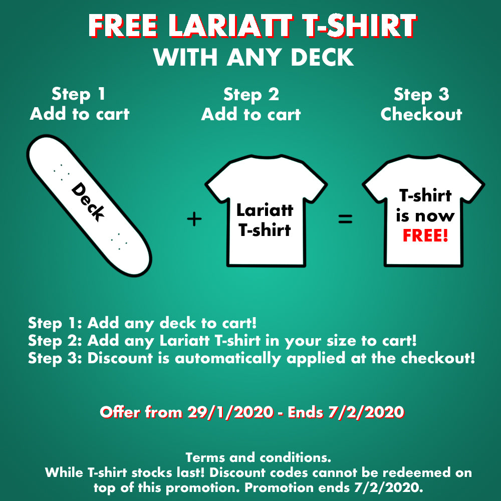 HOW TO GET A FREE LARIATT T SHIRT