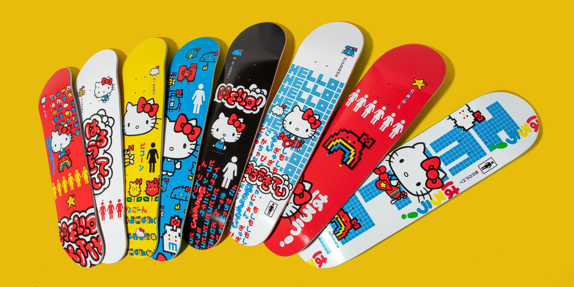 Hello Kitty Skateboarding