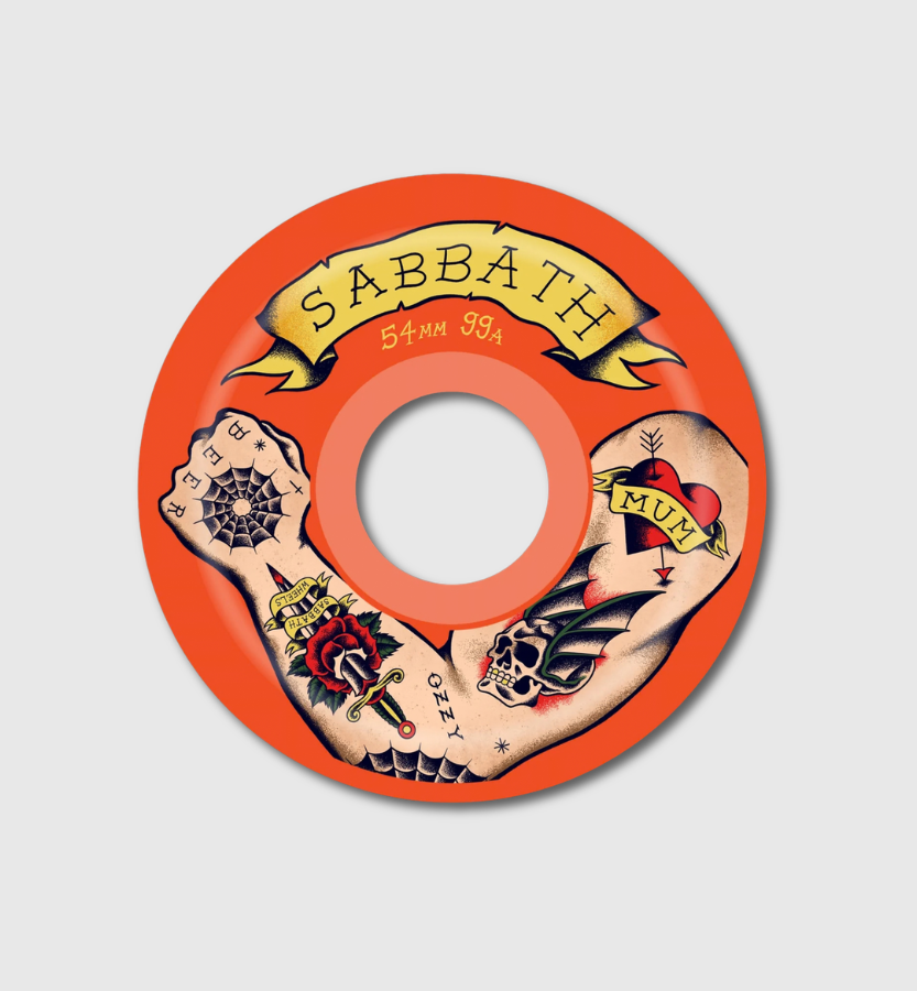 Sabbath Wheels 'Geeza' 54mm Skateboard Wheel 99a