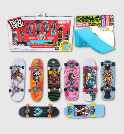 Tech Deck Powell Peralta Legends Sk8shop 8 pack