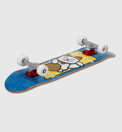 Enuff Lucky Cat MINI Complete Skateboard Blue 7.25"