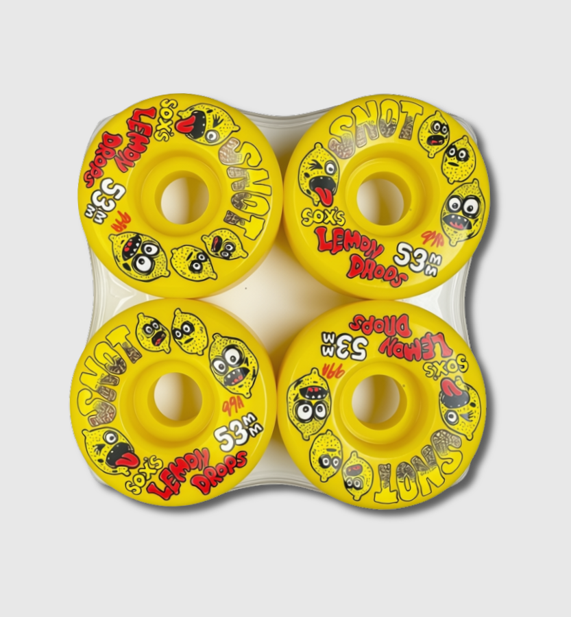Snot Wheels Co Sox's Lemon Drops 53mm Skateboard Wheel 99A