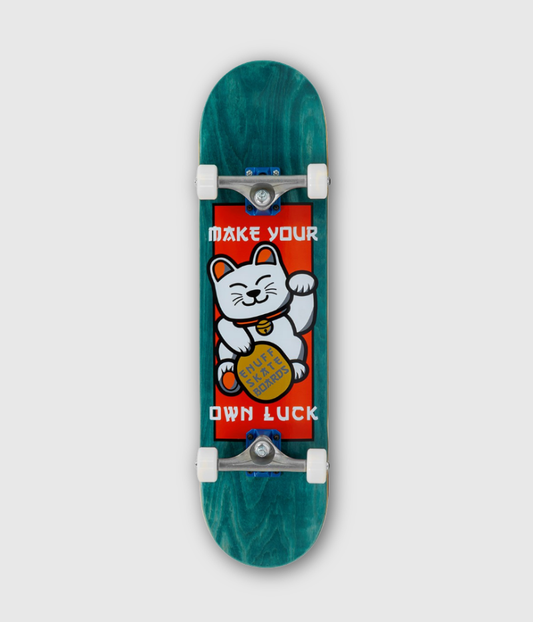 Enuff Lucky Cat Complete Skateboard Green 8"