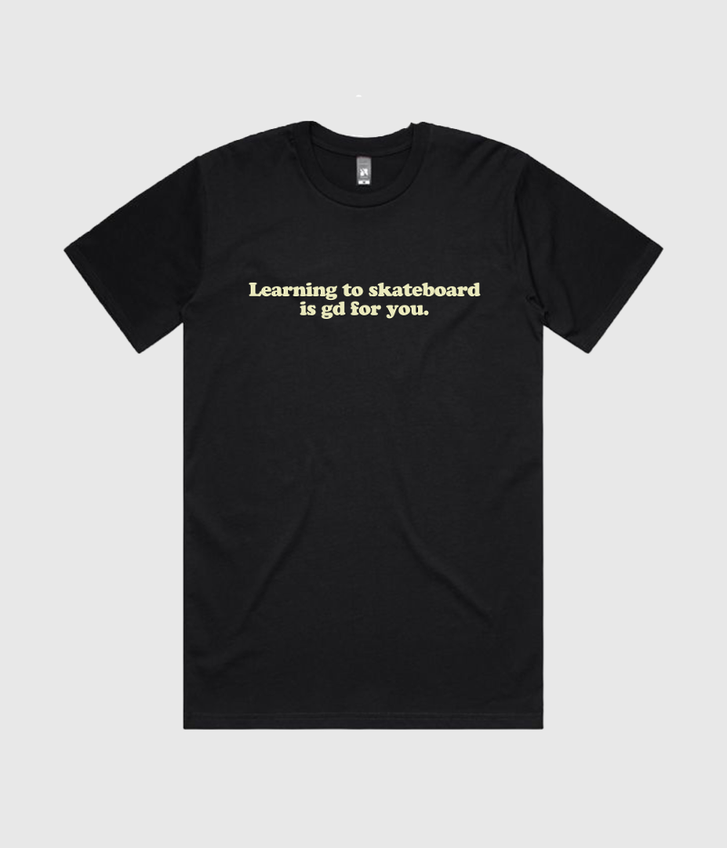 Have A Gd Trip x ABC Skateboarding Skate T-Shirt Black
