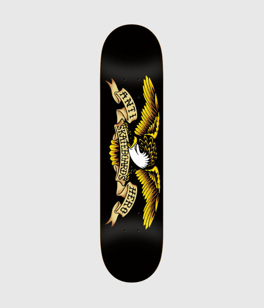 Anti Hero Classic Eagle Black Skateboard Deck 8.125"