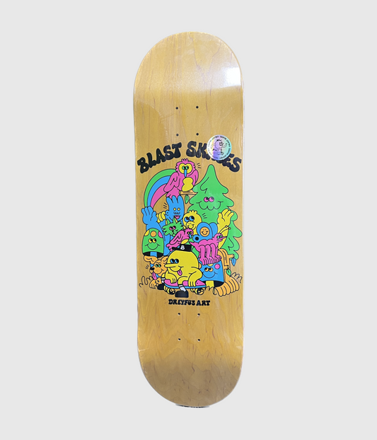 Blast Skates Project #9 Dreyus Art Skateboard Deck 9"