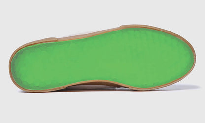 Lakai Cambridge x Yeah Right Skate Shoes White/ UV Green Suede