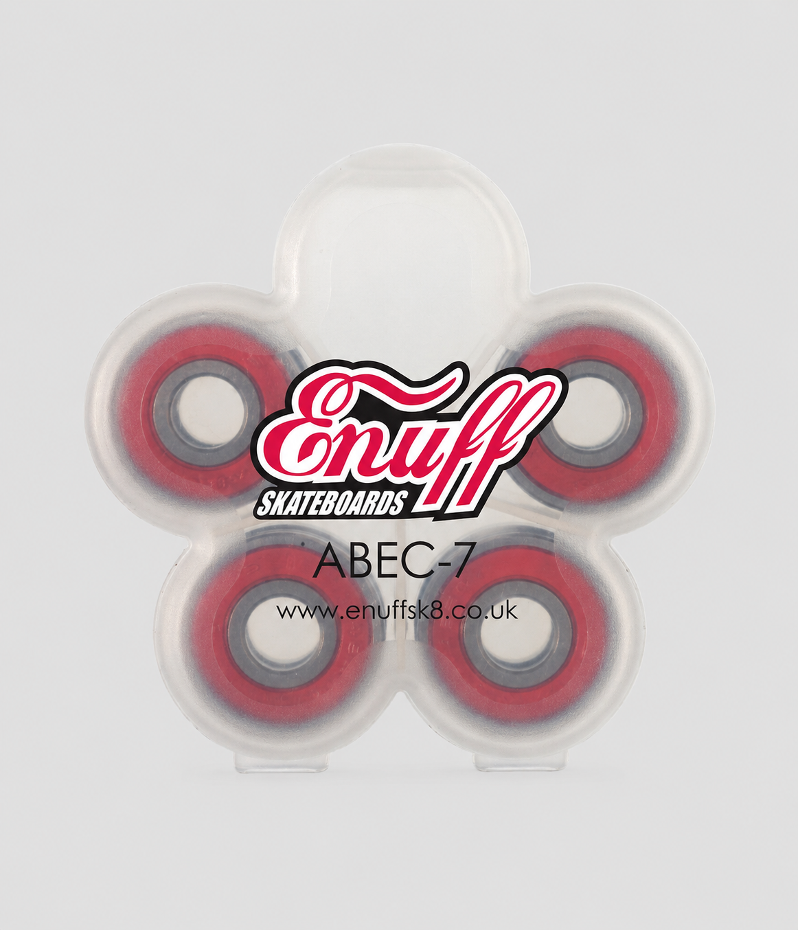 Enuff ABEC 7 Skateboard Bearings Red