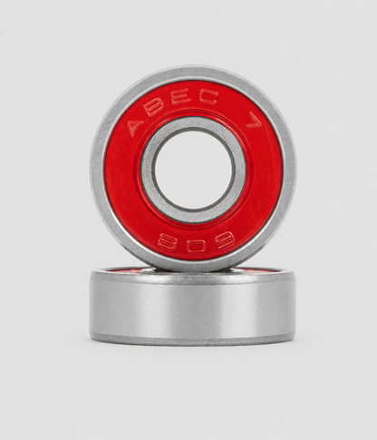 Enuff ABEC 7 Skateboard Bearings Red
