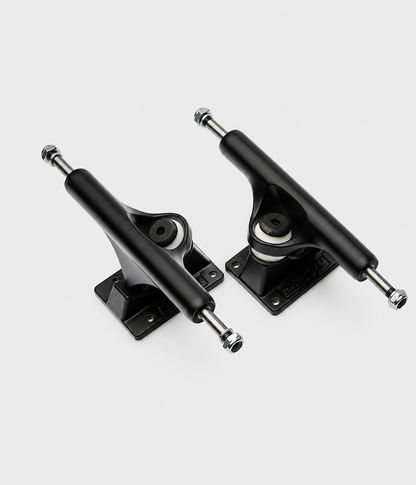 Slappy ST1 Inverted Hollow Lights/Ultra Low Kingpin Skateboard Truck Matte Black/Black Gold 8.25
