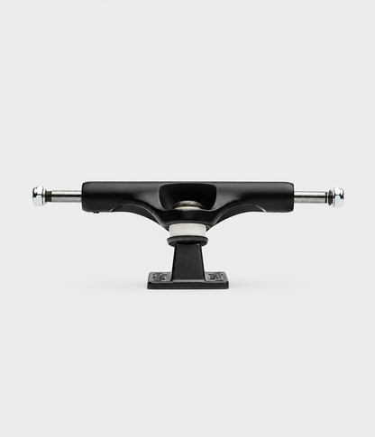 Slappy ST1 Inverted Hollow Lights/Ultra Low Kingpin Skateboard Truck Matte Black/Black Gold 8.25