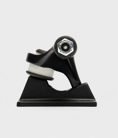 Slappy ST1 Inverted Hollow Lights/Ultra Low Kingpin Skateboard Truck Matte Black/Black Gold 8.25