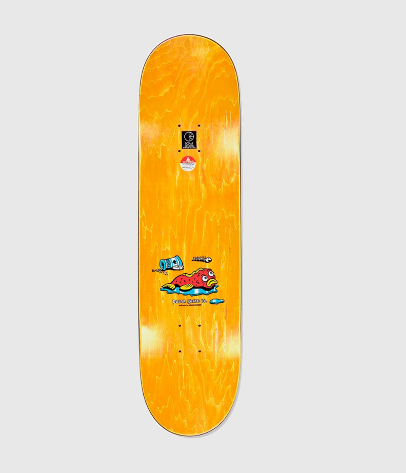 Polar Skate Co Dane Brady Fish Bowl Skateboard Deck 7.875"
