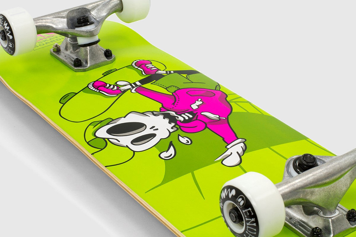 Enuff Skully Complete Skateboard Green 7.75"