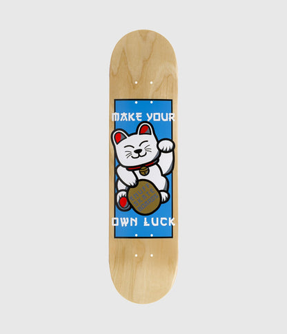 Enuff Lucky Cat Skateboard Deck Natural 7.75"