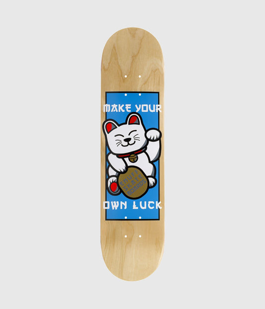 Enuff Lucky Cat Skateboard Deck Natural 7.75"