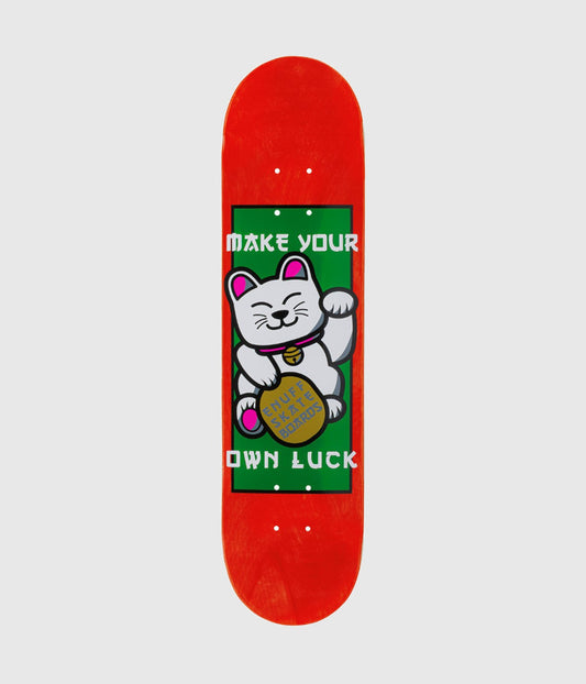 Enuff Lucky Cat Skateboard Deck Red 7.75"