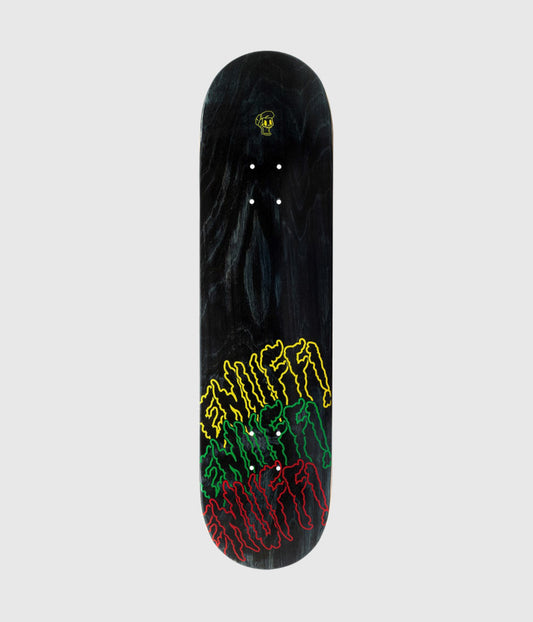 Enuff Three Tier Reloaded Skateboard Deck Black 8.25"