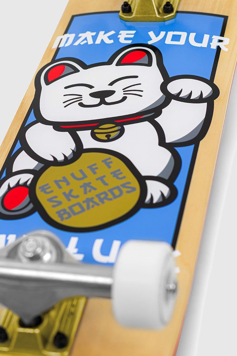 Enuff Lucky Cat Complete Skateboard Natural 8"