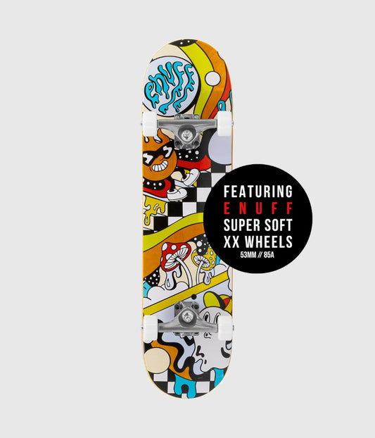 Enuff Meltworld Complete Skateboard Confused 7.75"