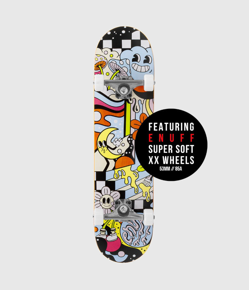 Enuff Meltworld Complete Skateboard Dazed 7.75"