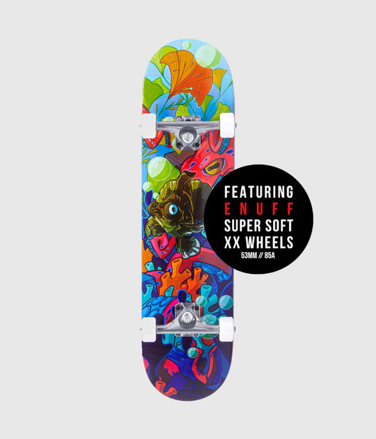 Enuff Lost at Sea Complete Skateboard Goldfish 8"