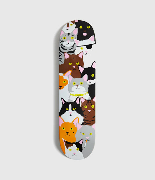 Enjoi Cat Collage R7 Skateboard Deck 8"