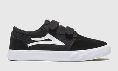 Lakai Griffin Kids Skate Shoes Black/white Suede