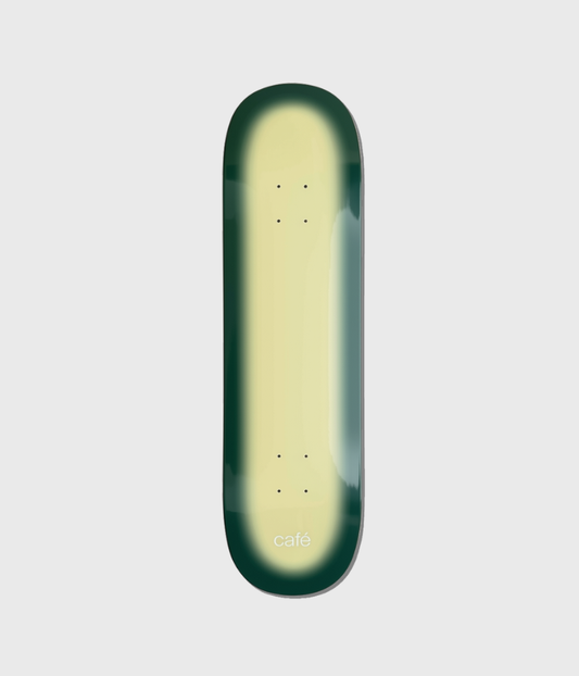 Skateboard Cafe Fade Deck Ecru/Forest Green 8.25"