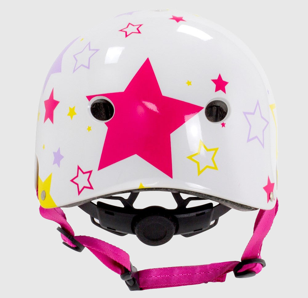 SFR Adjustable Kids Helmet White/Pink
